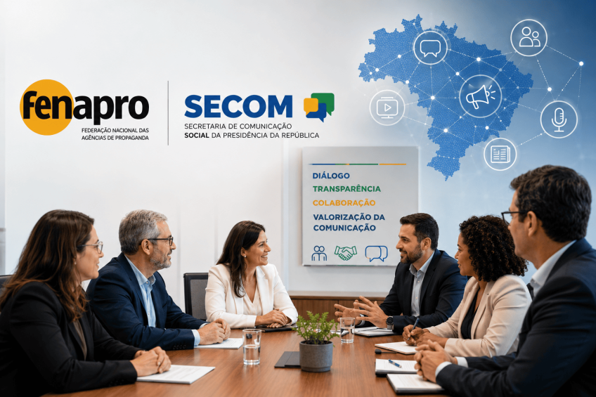 Fenapro amplia diálogo com a SECOM sobre pautas estratégicas da comunicação brasileira – 12.05.2026