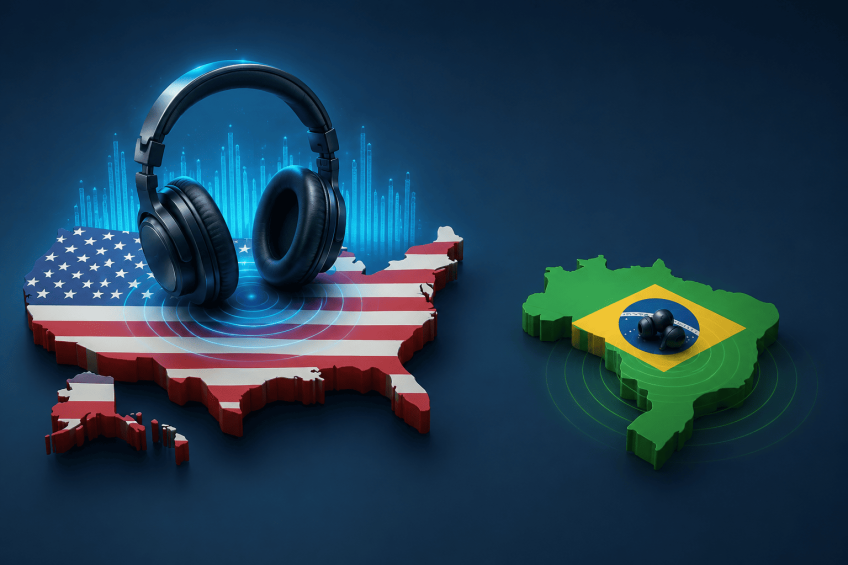 O áudio digital nos EUA já vale o digital inteiro do Brasil – 15.05.2026