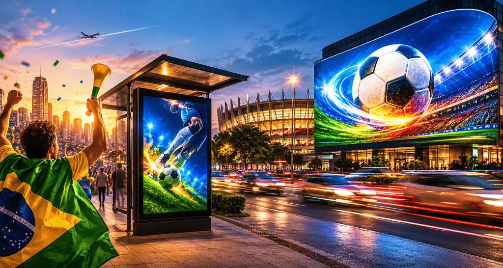 Eletromidia apresenta seu projeto de OOH / Copa 2026 para o mercado publicitário – 28.05.2026