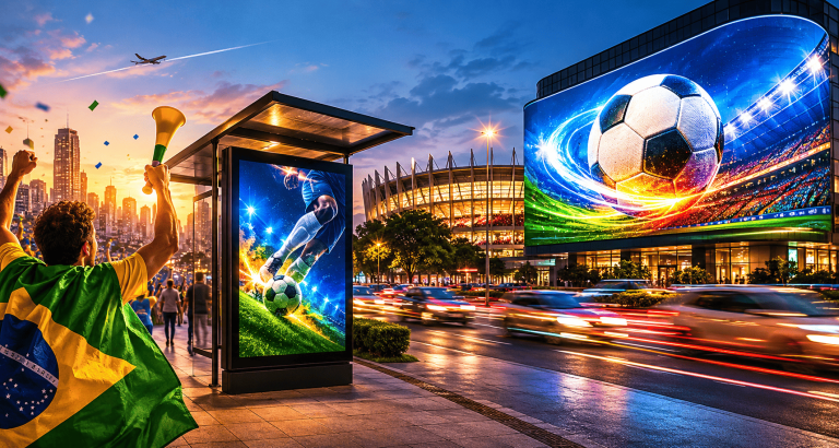 Eletromidia apresenta seu projeto de OOH / Copa 2026 para o mercado publicitário – 28.05.2026